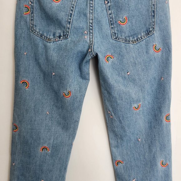 GAP Rainbow Bright Girls Jeans - Size (10) - Picture 6 of 9